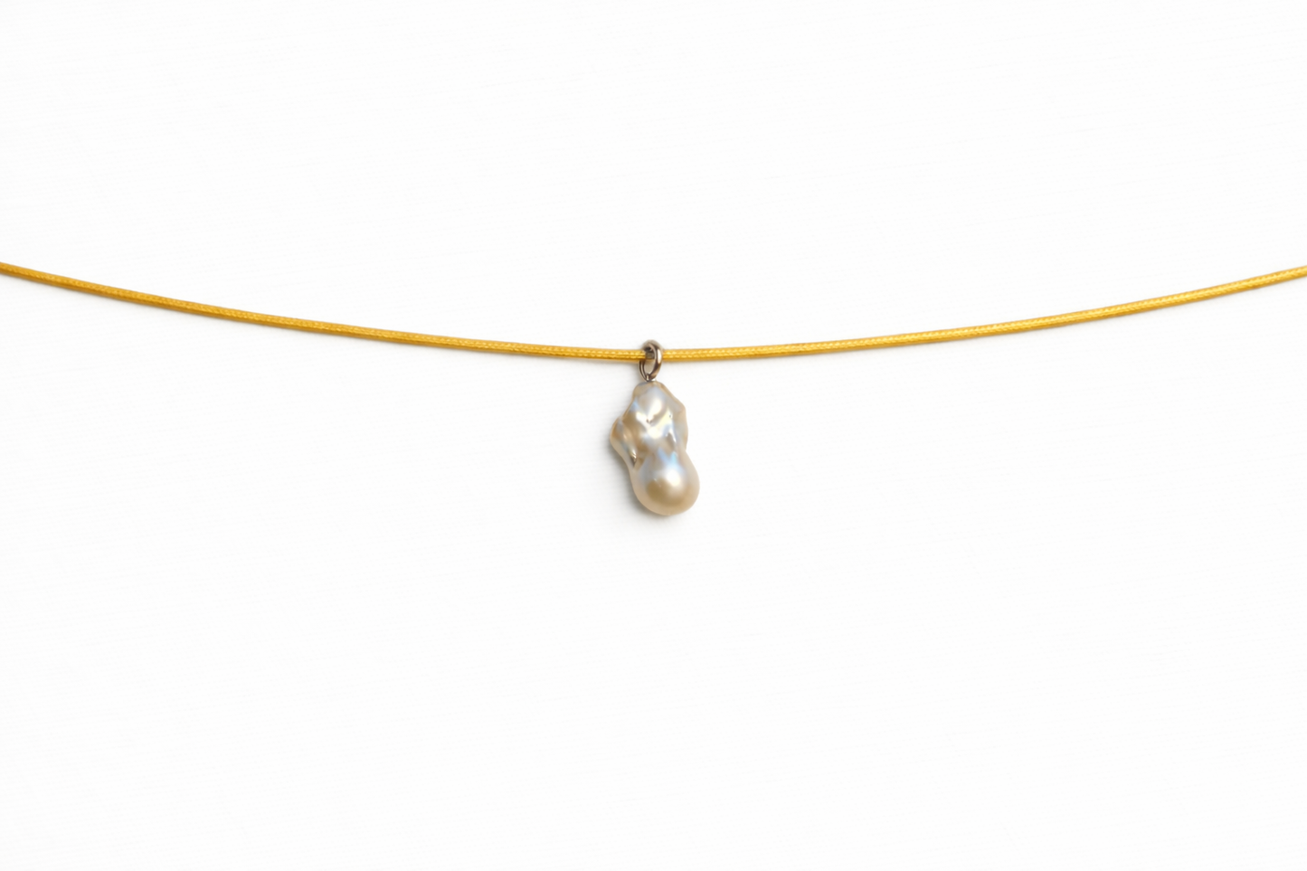 Gold manifestation necklace